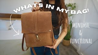 What's In My Minimalist Bag | Minimal & Functional + my GAME CHANGING money saving tip