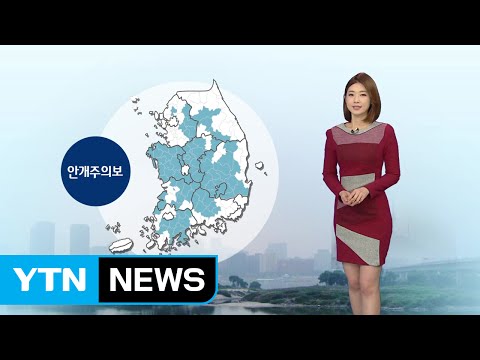 [날씨] 출근길 안개 주의...중서부·전북 미세먼지 한때↑ / YTN (Yes! Top News)