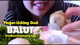 Asmr Finger-Licking Balut Fertilized Developing Egg. Lasap Sarap Ng Panlasang Pinoy