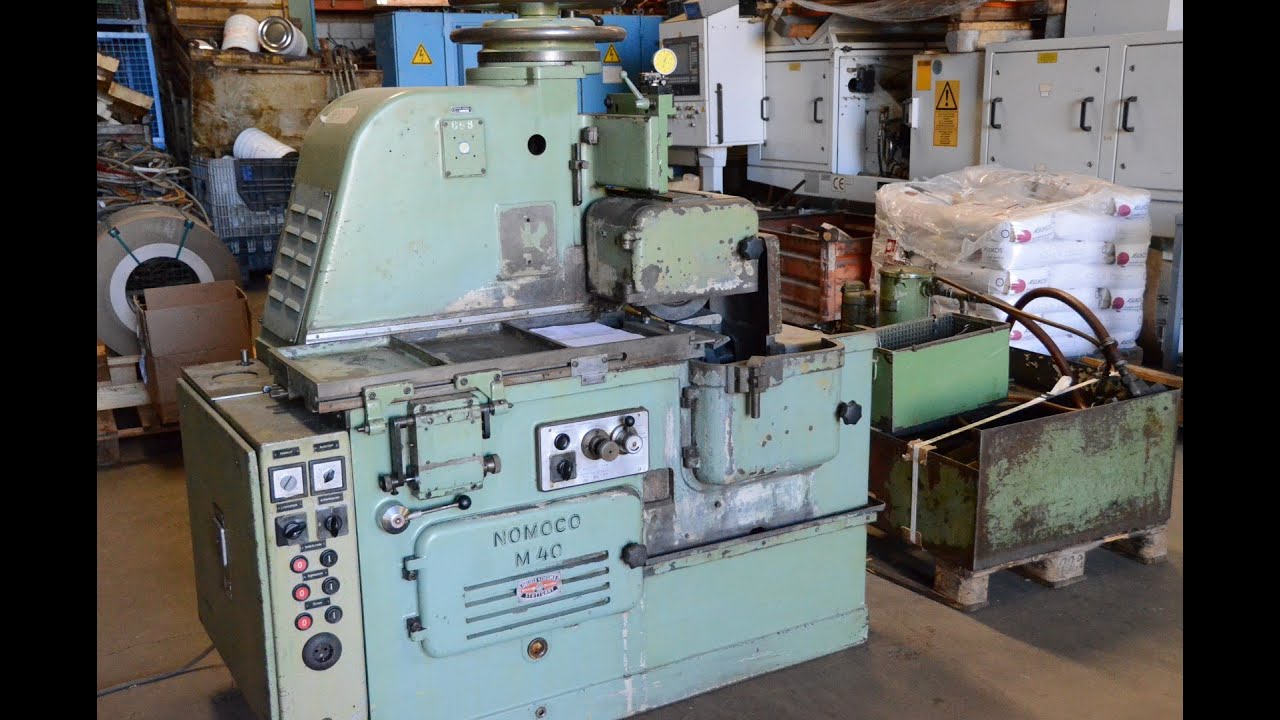 4553 NOMOCO M40 Rectificadora sin Centros/Centerless Grinder YouTube