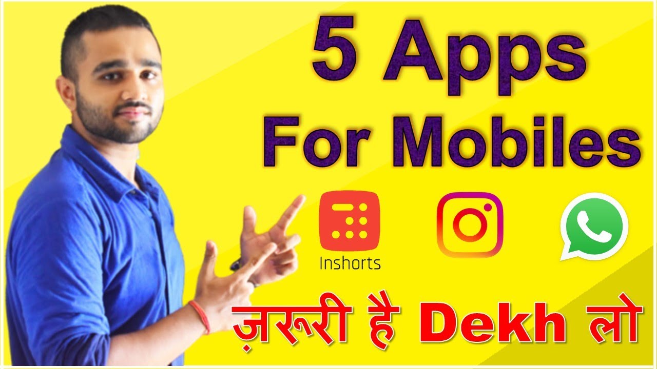 Top 5 Android Apps For Smartphone | 5 Most Useful Apps For Everyone ...
