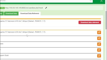 SIAKAD - Download Data Awal dari Feeder PDDIKTI