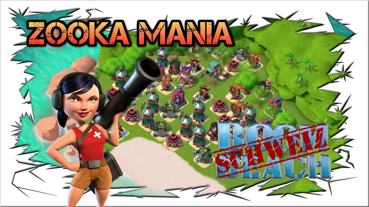 Boom Beach ZOOKA MANIA Player and Ressource Bases cleared !