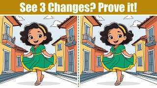Spot The Difference : See 3 Changes Prove It! | Find The Difference #278