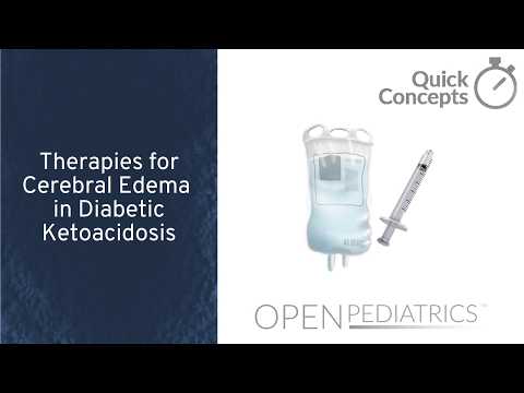 Therapies For Cerebral Edema In Diabetic Ketoacidosis By M. Agus | Openpediatrics