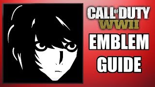 COD: WW2 - L! - Emblem Guide (Death Note!)