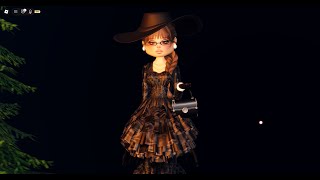  Slaying The Funeral Theme Look In Dress To Impress 