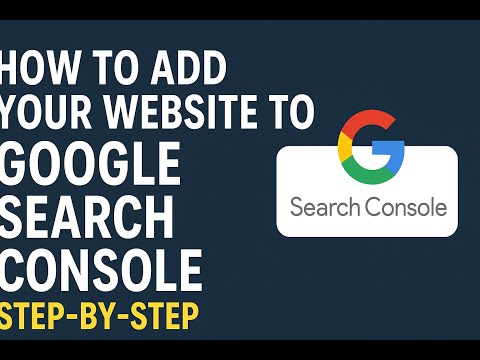 How to Add Your Website to Google Search Console (2025) | Step-by-Step Domain Verification Guide