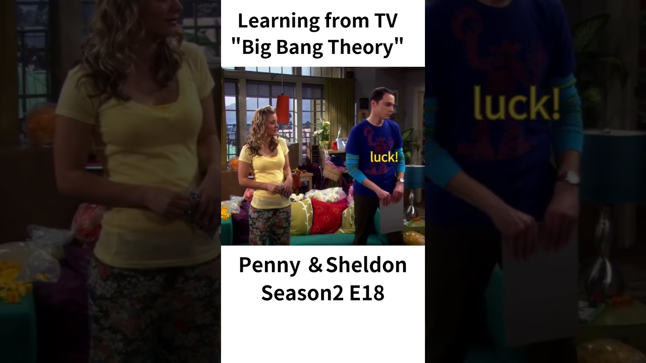 FINALLY, Learn English with Big Bang Theory!
