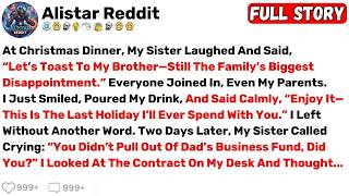 At Christmas Dinner, My Sister Laughed And Said, “Let’s Toast To My Brother... - Best Reddit Stories