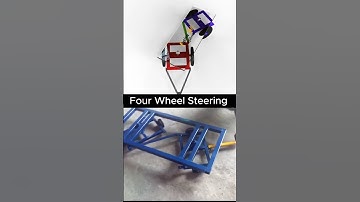Four Wheel Steering #automobile #mechanic #technology