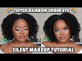 Makeup Therapy | TikTok Rainbow Under Eye Look | Silent Makeup | LQLove