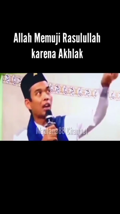 Allah Memuji Rasulullah Karena Akhlak || Ustadz Abdul Somad terbaru#shorts #ustadzabdulsomad #uas