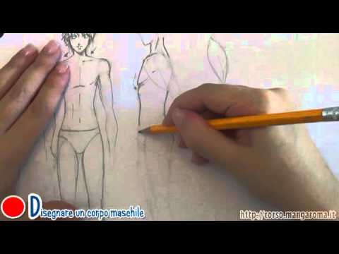 Come Disegnare Un Corpo Maschile Corso Manga