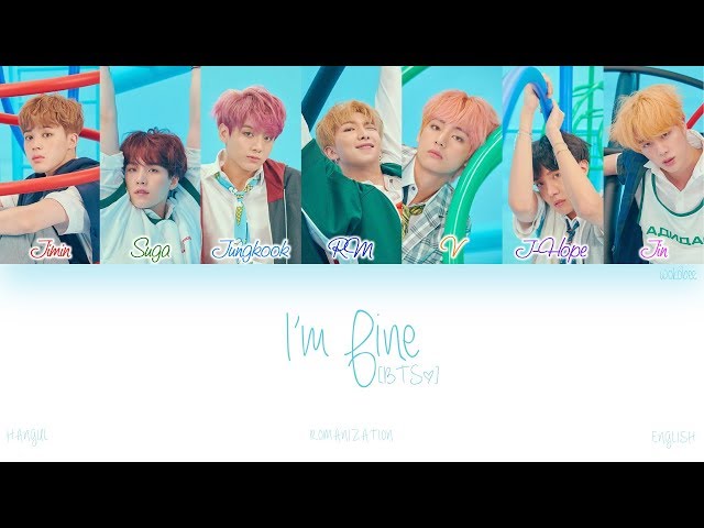 [HAN|ROM|ENG] BTS (방탄소년단) - I'm Fine (Color Coded Lyrics) class=