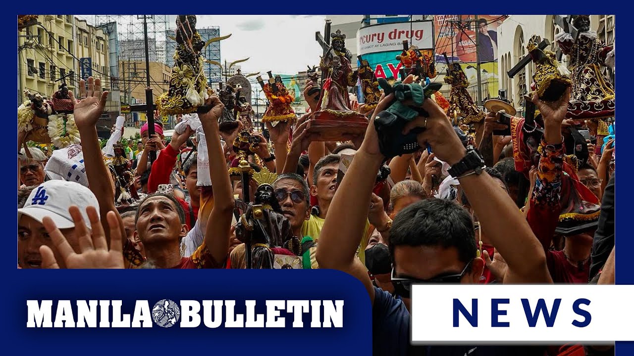 Devotees parade, bless 2,000 Nazarene replicas in Quiapo