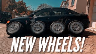 THE B7 A4 GETS NEW WHEELS!