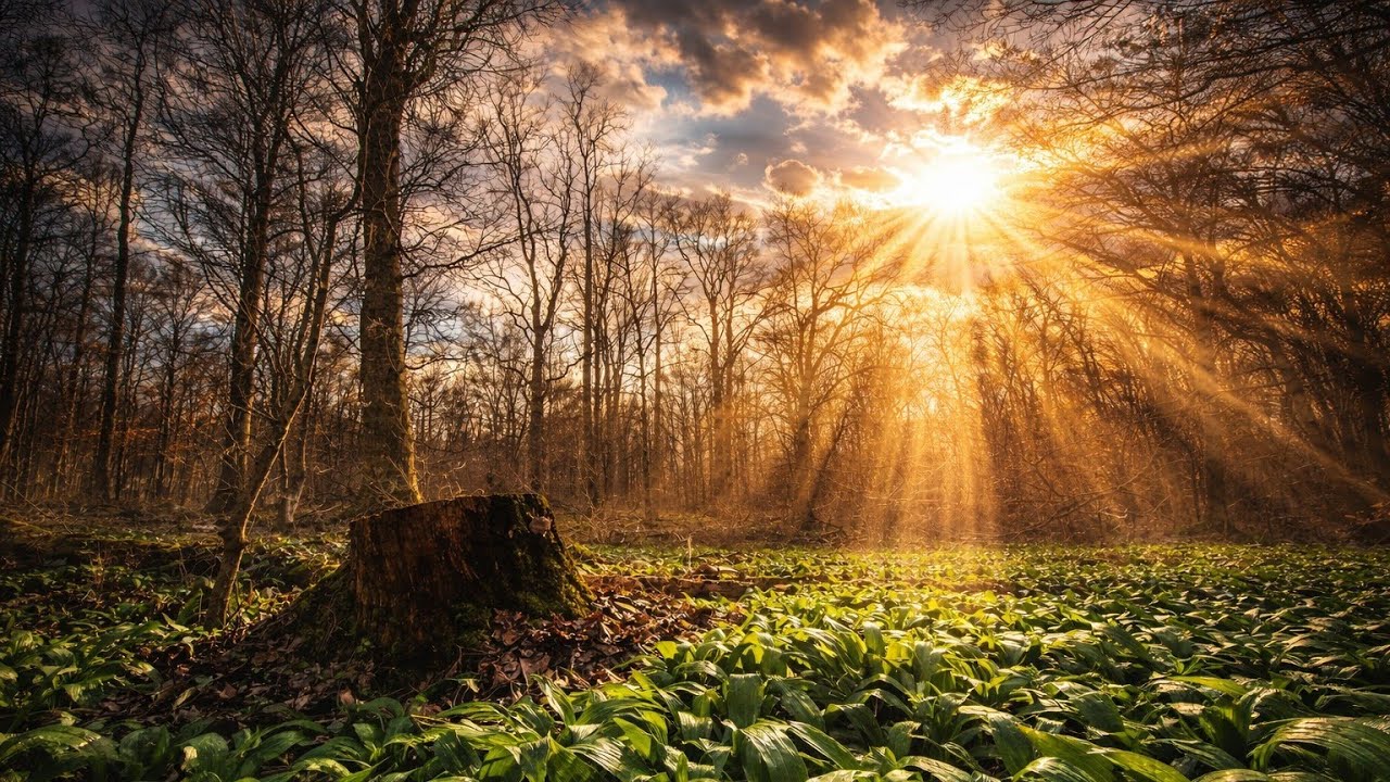 Uriger AUENWALD - Bärlauch Wald Leipzig - Waldknoblauch im März 2026