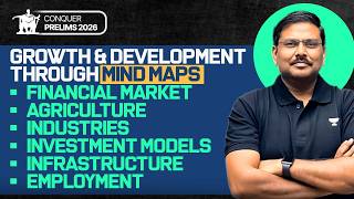 Indian Economy for UPSC 2026: Most Important Topics- Growth & Development | One Shot Marathon | IAS