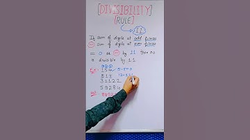 Divisibility Rule of 11 #maths #viral #trending #mathstricks #mathshorts #shorts #shortsfeed