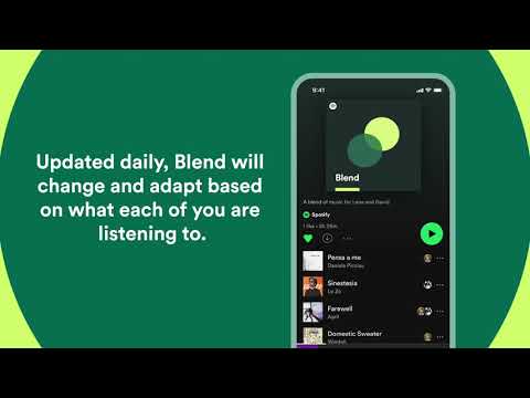 Spotify Blend Reel