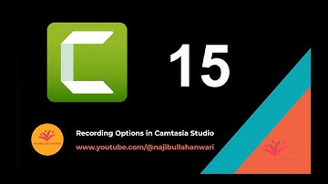 Recording Options in Camtasia Studio