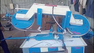 PENTAGON Hydraulic Swing type single column Bandsaw Machine model PLB300 #metalcutting #bandsaw