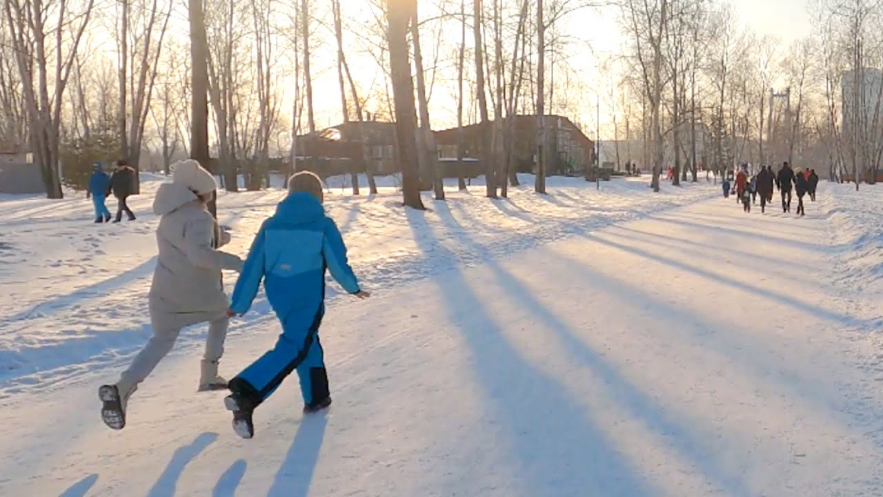 Snow-Covered Siberian Scenery