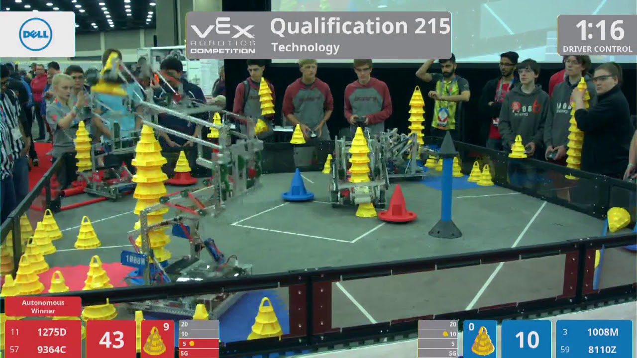 2018 VRC Tech Q215 - 1275D 9364C vs 1008M 8110Z - 135 to 121