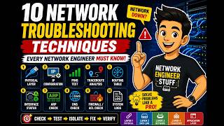 10 Network Troubleshooting Techniques Every Network Engineer Must Know | CCNA & CCNP
