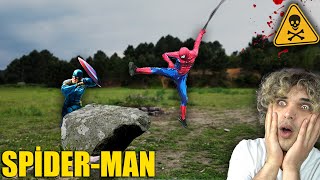 Ki̇m Bu Spi̇derman ?? - Spi̇derman Vs Captai̇n Ameri̇ca Fi̇ght - Mert Yazar