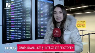 Zeci de trenuri au fost anulate. Ninsoarea și viscolul au afectat și traficul aerian