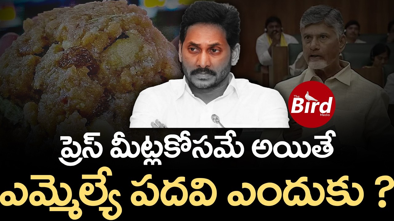 ప్రెస్ మీట్లకోసమే అయితే ఎమ్మెల్యే పదవి ఎందుకు ? CM Chandrababu naidu serious comments on Ys jagan