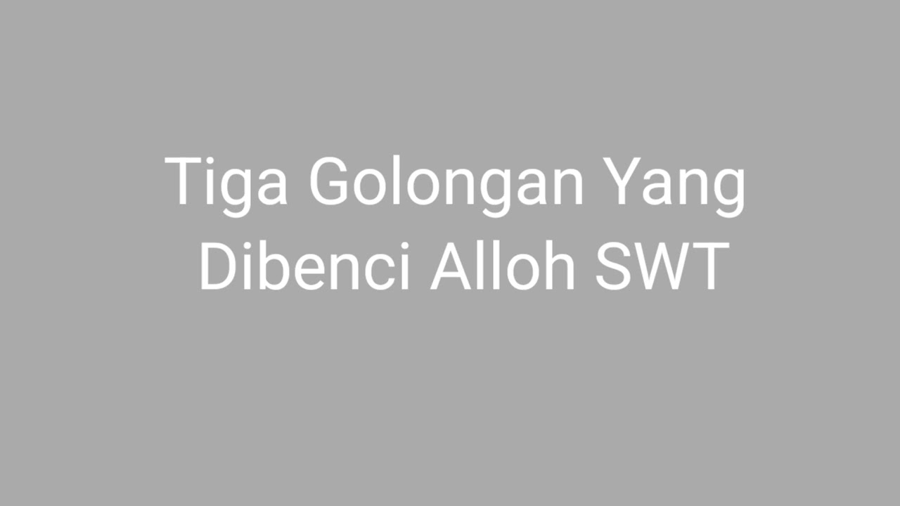 Pengajian Sebelum Jum'atan Jenis Jenis Maksiat