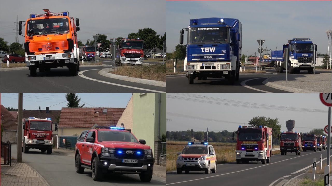 [🔥🌳 Waldbrand Gohrischheide] Einsatzfahrten 🚒💨 + Löschmaßnahmen💧im Einsatzgebiet am 05.07.2025