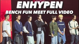 ENHYPEN BENCH FUN MEET 2024 FULL VIDEO