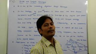 Divide and Conquer (Introduction) || Control abstraction of Divide and Conquer || Divide and Conquer