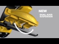 Headblade moto dual active suspension