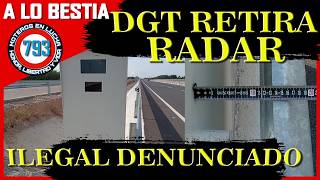 #DGT RETIRA UNO DE SUS RADARES ILEGALES 💪