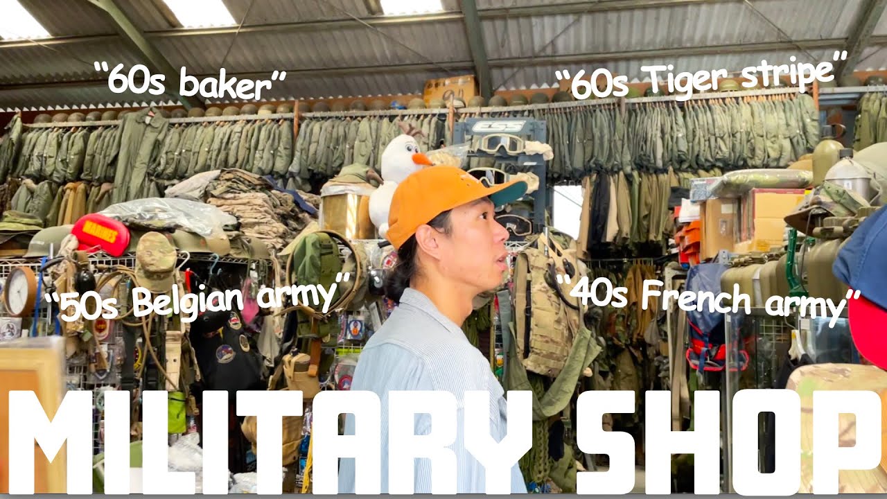 【古着】日本一のミリタリーショップ!?福岡の山奥にある軍モノ屋に潜入!!