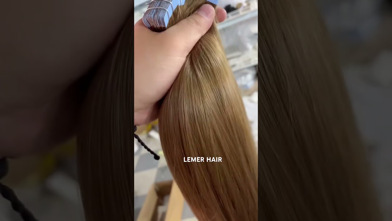 virgin hair raw hair tape hair extensions tape weft 