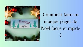 tuto marque-pages facile et rapide #noel #scrapbooking #temu #action