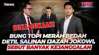 EKSKLUSIF! Bung Topi Merah Bongkar Watermark “Gadhaj Adam” di Ijazah Jokowi Meragukan