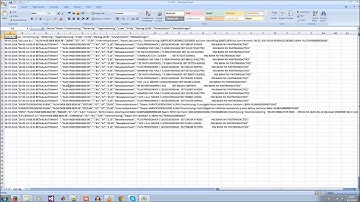 Adding columns to .csv files in excel