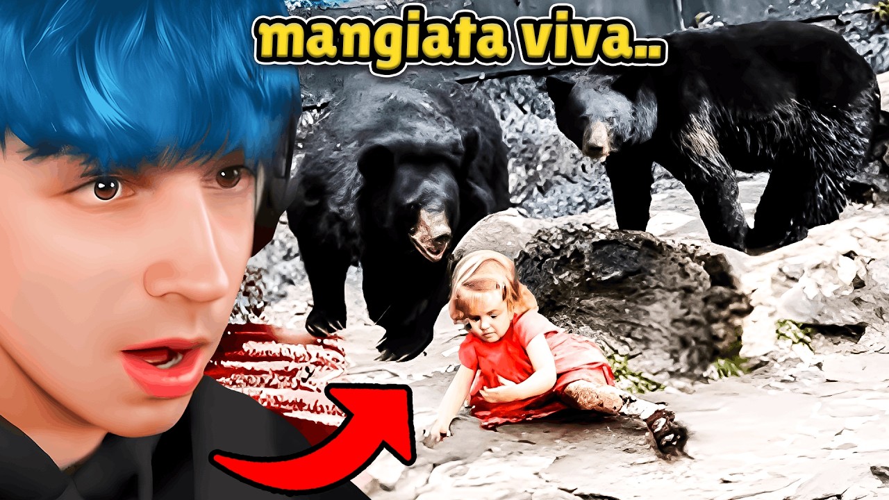 BAMBINA MANGIATA VIVA DA UN ORSO..
