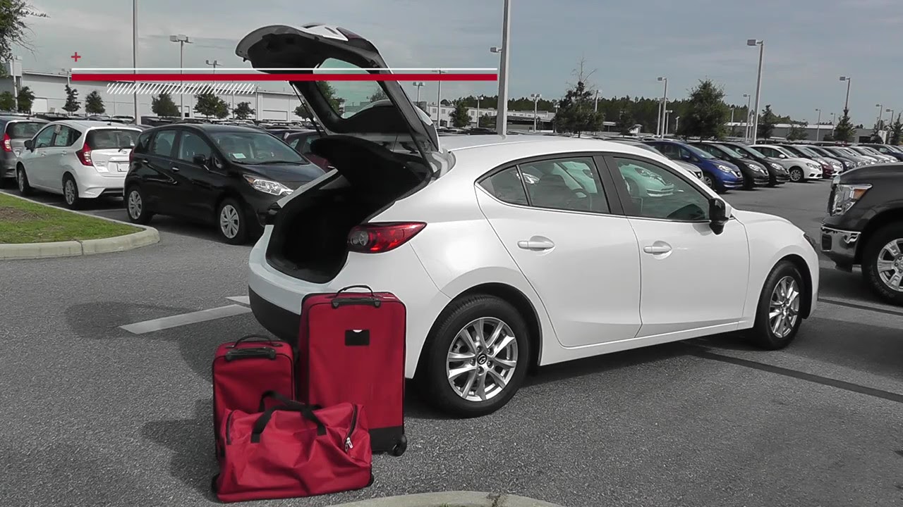 3 Piece Luggage Test 2017 Mazda3 Hatchback - YouTube