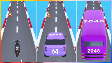2048 Race - Gameplay Walkthrough - Levels 1-20
