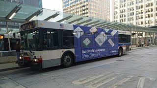 Ride On CTA 2006 New Flyer D40LF 1673 On Rt 124 to Union Station Transit Center