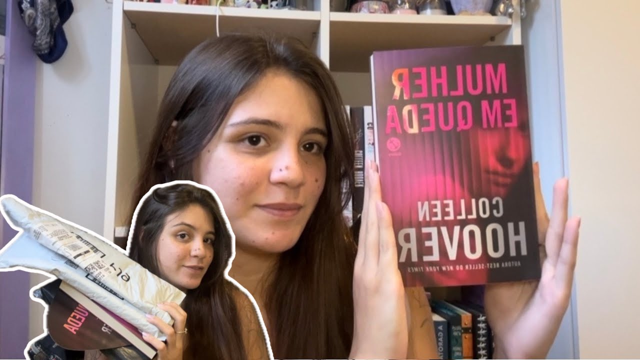Vlog de leitura “ MULHER EM QUEDA” + unboxing de livros ✨