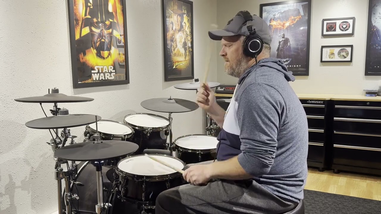 ABBA Gimme Gimme Gimme rock Drum cover - Pearl Mimic Pro